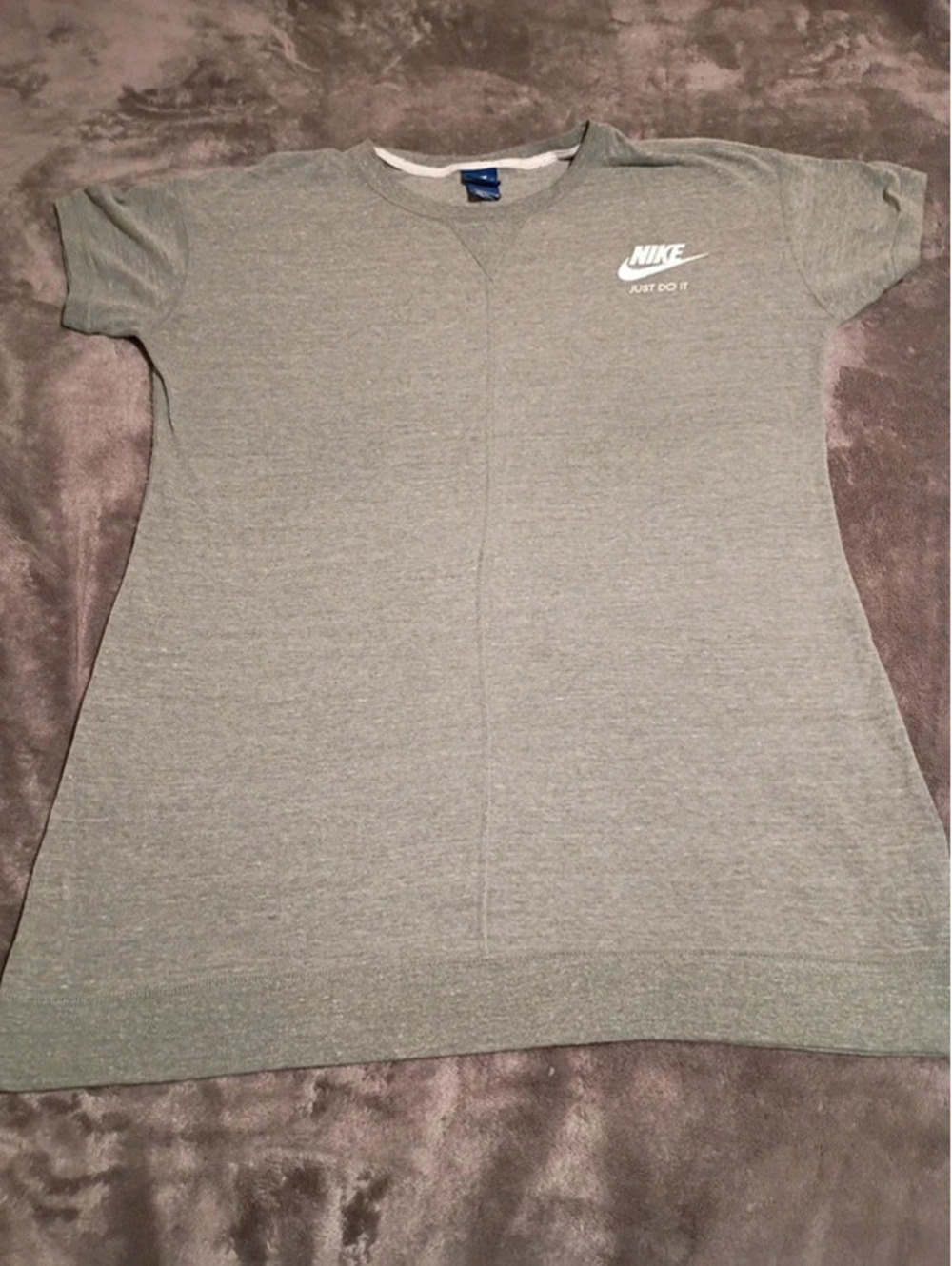 Nike Women Sportswear Gym Vintage T-Shirt Dress XL in Green